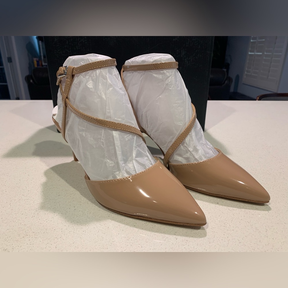 I.N.C. Beige Kitty Heels Never worn